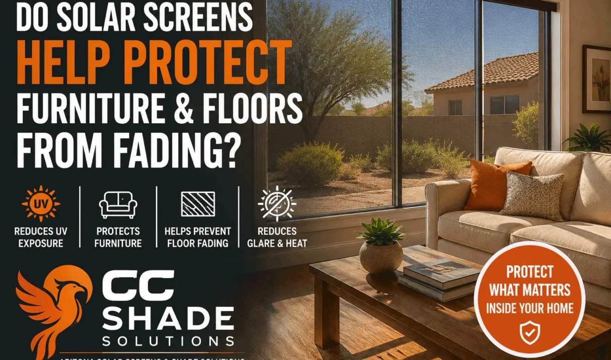 Do Solar Screens Help Protect Furniture and Floors From Fading?
